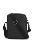Сумка-мессенджер с монограммой Boss, черный - фото 4