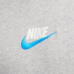 Толстовка Nike Club Pullover Hoodie 'Light Grey', серый - фото 4