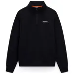 Толстовка Napapijri Small Box half zip, черный - фото