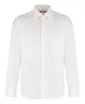 Хлопковая рубашка Canali, белый - фото