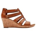 Босоножки на танкетке в стиле гладиатор от Rockport, dark tan leather - фото 2