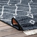 nuLOOM Krystal Trellis Tassel ковер, 122 x 183 см, Navy - фото 6