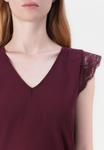 Футболка VILA VITRAV V NECK, Fig/Dark Purple - фото 6