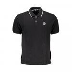 Черная хлопковая рубашка-поло North Sails - фото