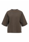 Футболка Object Basic T-shirt, Morel/Dark Brown - фото 5
