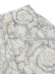 Шелковые шорты с принтом Barocco Versace Kids, серый - фото 3