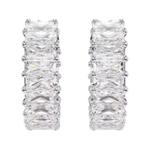 Матричные серьги-кольца Swarovski - фото 5