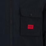 Куртка Hugo Logo appliqué Shirt Jacket HUGO BOSS, черный - фото 8