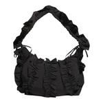 Сумка adidas Ruffle Shoulder Bag 'Black' - фото 2