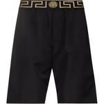 Шорты Greca с каймой VERSACE, черный - фото 3