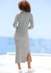 Вязаное платье LASCANA, mottled grey - фото 6