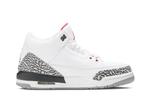 Кроссовки Air Jordan 3 Retro GS 'White Cement' 2011, белый - фото