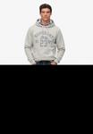 Худи Superdry & Co ATHLETIC ESSENTIALS, Cadet Grey Marl/Light Grey - фото 4