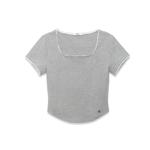 Футболка женская KIRSH, серый - фото