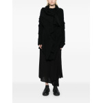 Yohji Yamamoto кардиган асимметричного кроя, черный - фото 2