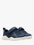 Детские кроссовки Feather Ath с панелями Clarks, Navy - фото 4