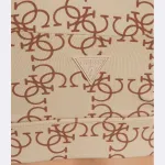 Топ приталенного кроя Caitlin Guess, бежевый - фото 4