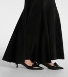 Платье с расклешенным подолом Norma Kamali, черный - фото 6