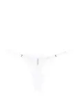 Прозрачные трусы-стринги Mini Maison Close, белый - фото