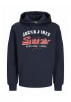 Худи Jack & Jones LOGO, Dunkelblau/Dark Blue - фото 6
