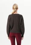 Джемпер ONLY ONLTENNA O NECK PULLOVER, Coffee Bean/Brown - фото 3
