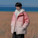 WARRIOR Пуховик Unisex, Pink[Stand Collar] - фото 6