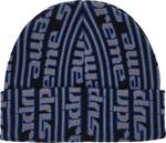 Шапка Supreme Vertical Logo 'Black', черный - фото 2