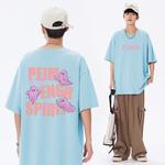 Футболка унисекс Permon/Peimeng, светло-голубой - фото 33