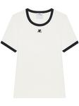 Courrèges футболка Signature, белый - фото