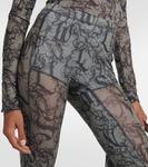 Расклешенные брюки с принтом halcyon Knwls, мультиколор - фото 4