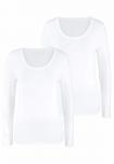 VIVANCE Лонгслив в белом цвете - фото