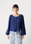 Блуза Lindex BLOUSE YELLENA, Dark Blue - фото 3