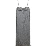 ZARA Платье-чехол ZW Series для женщин, серый - фото 3