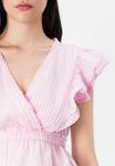 Блуза Vero Moda AWNOIR VNECK, Roseate Spoonbill/Light Pink - фото 6