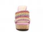 Сандалии Satela Wedge Jessica Simpson, Pink/Multicolor - фото 2