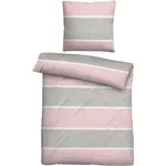 Постельное белье Biberna, (1 шт.), цвет rosa-grau - фото 4
