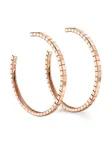 Серьги Ice Cube из розового золота Chopard - фото