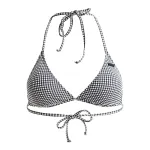 Женский топ в клетку Roxy, черный - фото