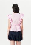 Блуза Vero Moda AWNOIR VNECK, Roseate Spoonbill/Light Pink - фото 3