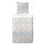 Постельное белье Primera «Кали» с великолепным рисунком, коричневый/синий - фото