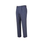 Классические брюки HUGO BOSS смешанного синего цвета - фото 4