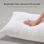 DUYHBAWRS Подушка для сна микрофибра с хлопковым чехлом - фото 5