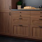 Передняя часть ящика IKEA, 80x10 см, цвет brown walnut effect - фото 2