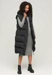 Жилет Superdry LONGLINE PUFFER, черный - фото