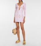 Мини-платье Duke с вырезом и принтом Reina Olga, Marble - фото 2