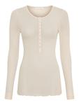 Хлопковая рубашка Granddad в цвете Rosie Beige Seamless Basic - фото