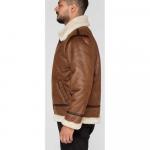 Куртка Alpha Industries B3 FL, коричневый - фото 3