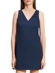 Мини-платье с V-образным вырезом Theory, цвет Brght Navy - фото