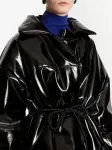 Пуховик оверсайз Proenza Schouler White Label, черный - фото 5