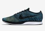 Кроссовки Nike Flyknit Racer 'Blue Glow', синий - фото 3
